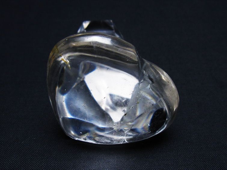 水晶 ハート置物 一点物 145-1591