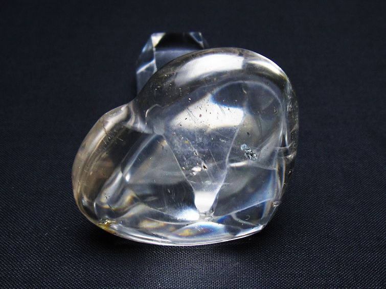 水晶 ハート置物 一点物 145-1591