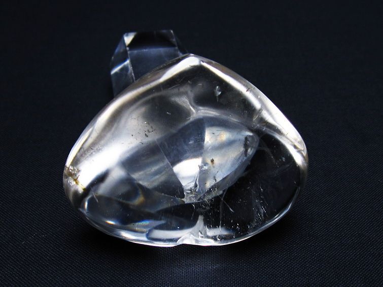 水晶 ハート置物 一点物 145-1591