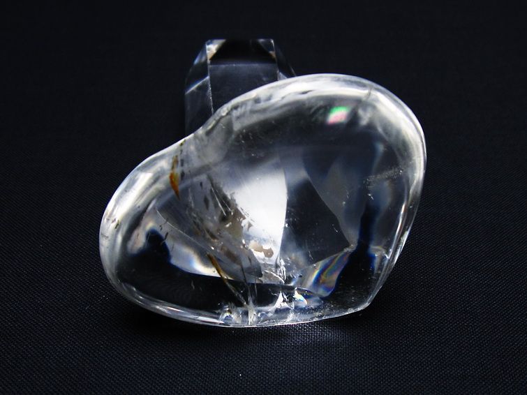 水晶 ハート置物 一点物 145-1592