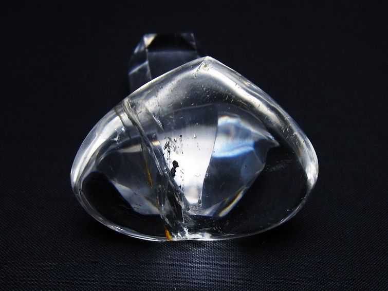 水晶 ハート置物 一点物 145-1592