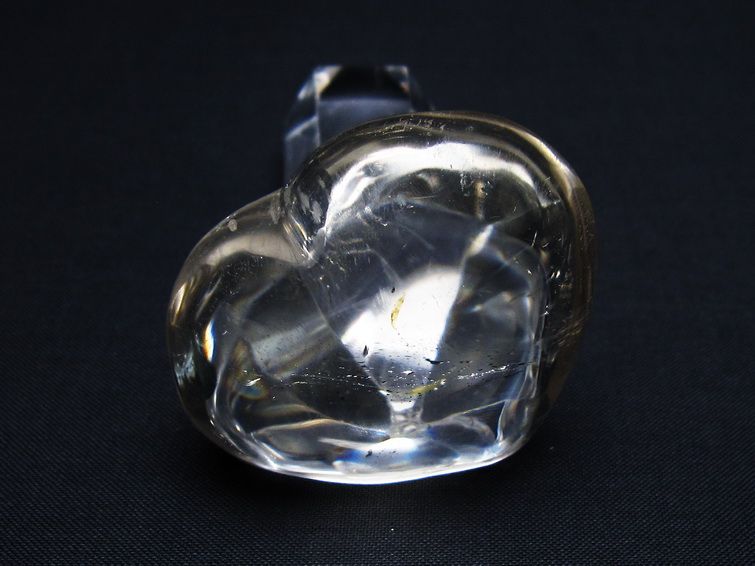 水晶 ハート置物 一点物 145-1593