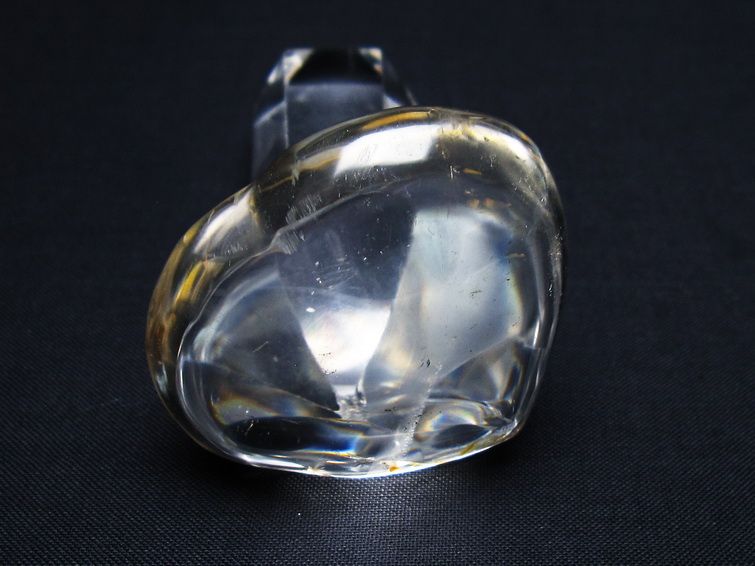 水晶 ハート置物 一点物 145-1594