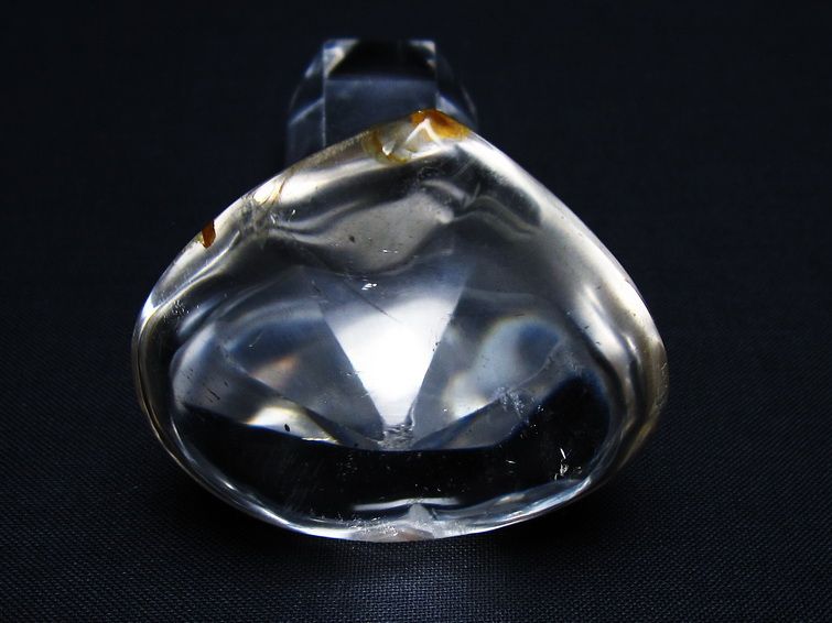 水晶 ハート置物 一点物 145-1594