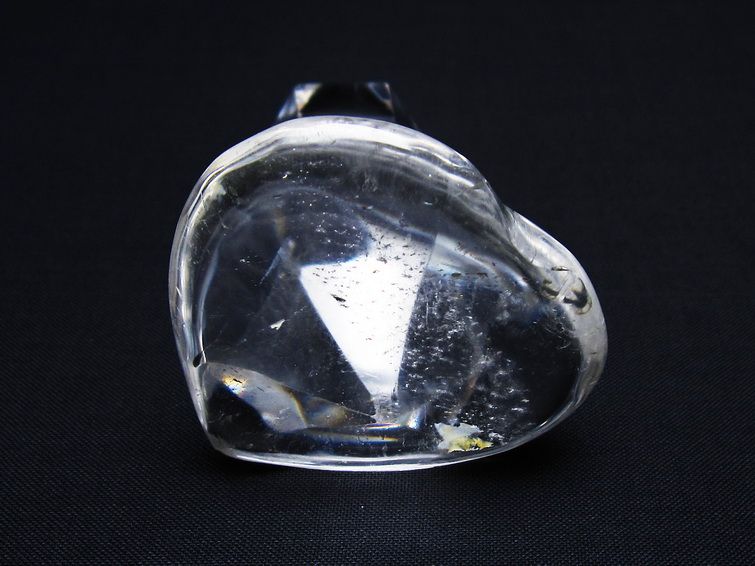 水晶 ハート置物 一点物 145-1595