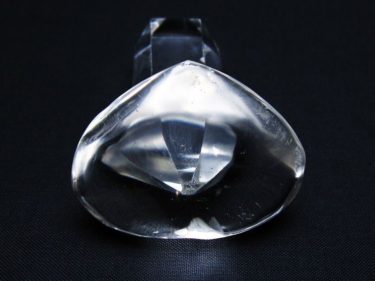 水晶 ハート置物 一点物 145-1596