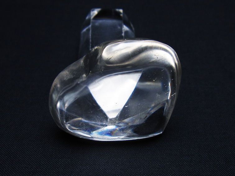 水晶 ハート置物 一点物 145-1597