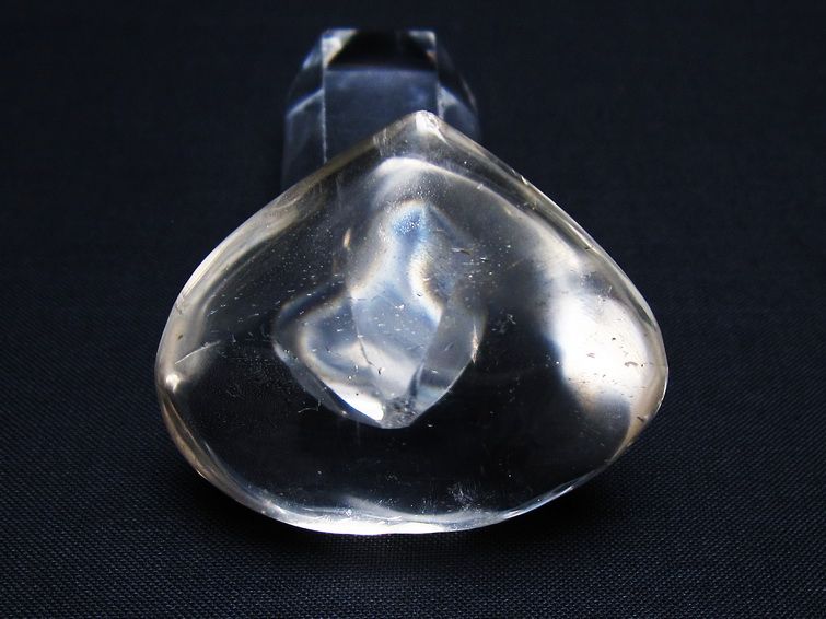 水晶 ハート置物 一点物 145-1597