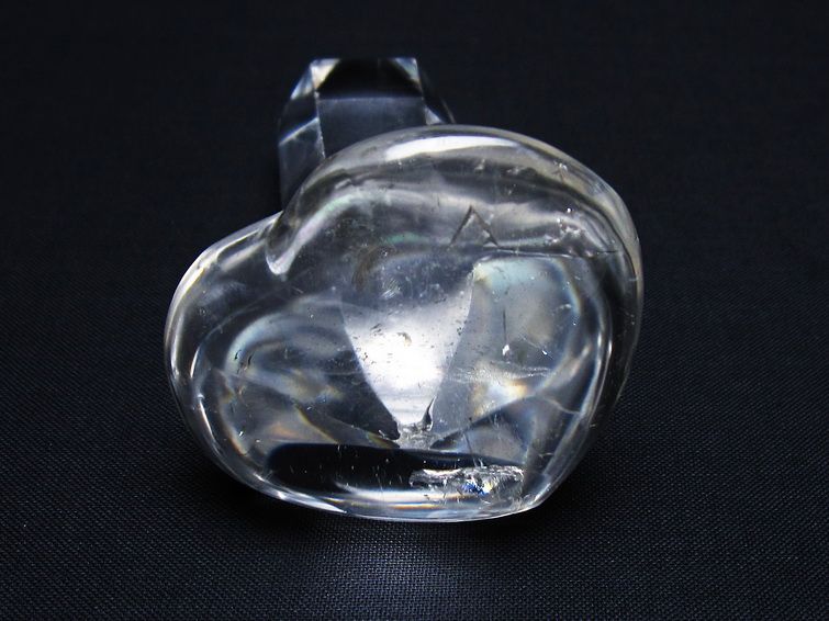 水晶 ハート置物 一点物 145-1598