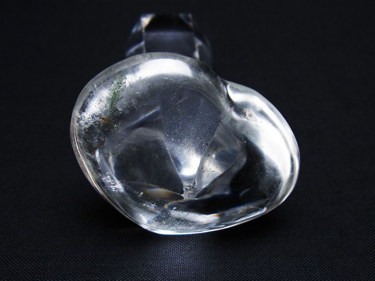 水晶 ハート置物 一点物 145-1599