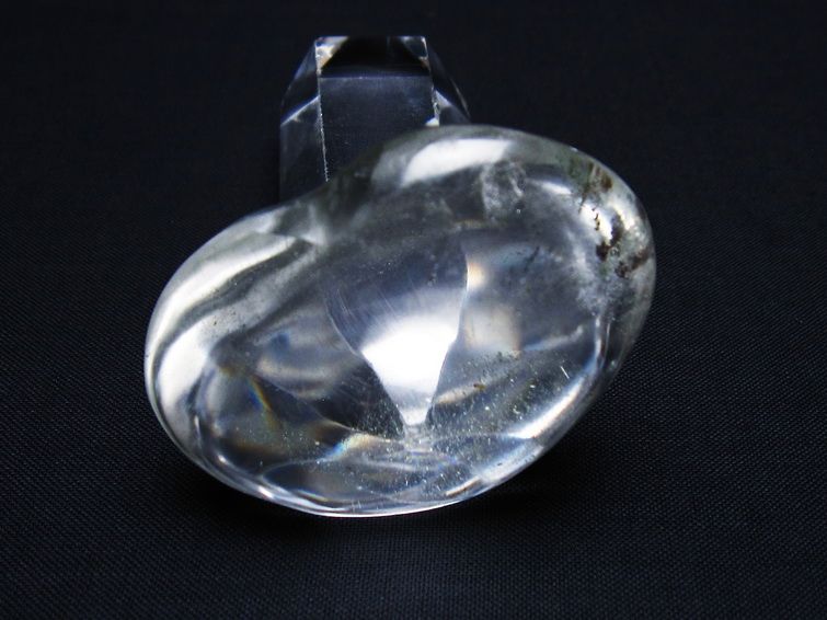 水晶 ハート置物 一点物 145-1599