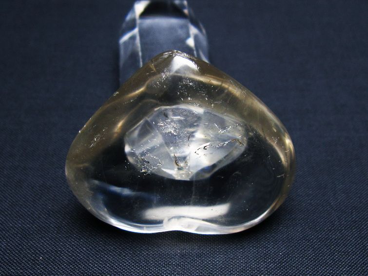 水晶 ハート置物 一点物 145-1602
