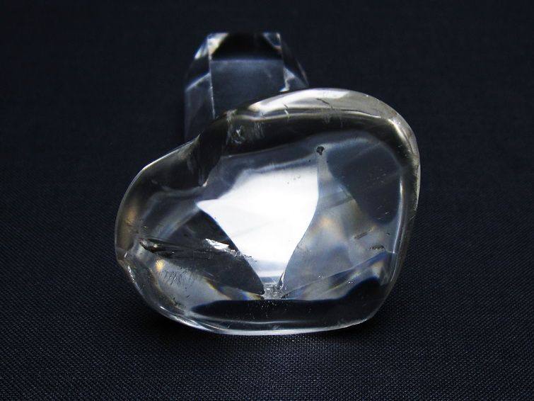 水晶 ハート置物 一点物 145-1603