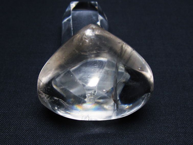 水晶 ハート置物 一点物 145-1607