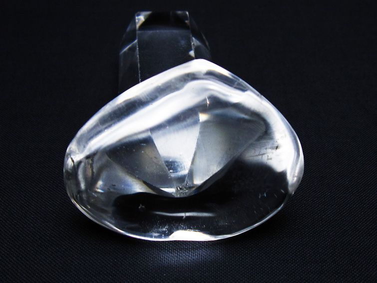 水晶 ハート置物 一点物 145-1608