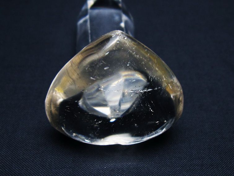 水晶 ハート置物 一点物 145-1611