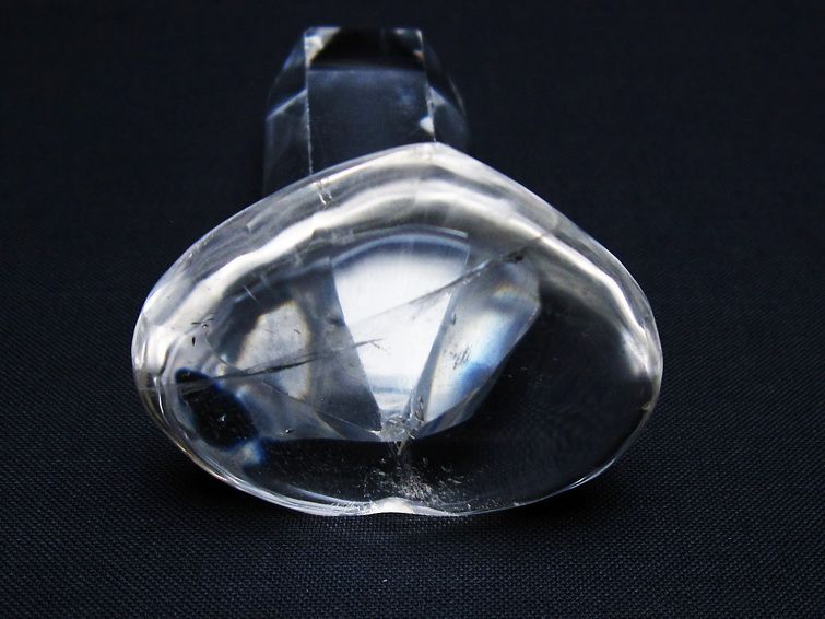水晶 ハート置物 一点物 145-1613
