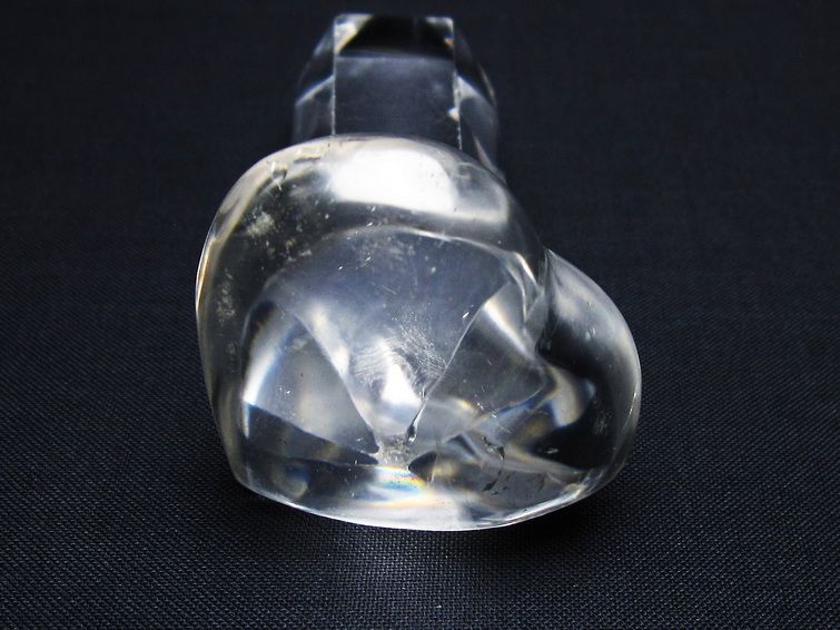 水晶 ハート置物 一点物 145-1615