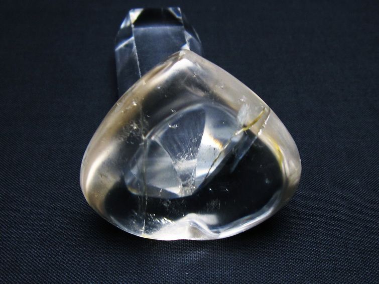 水晶 ハート置物 一点物 145-1616