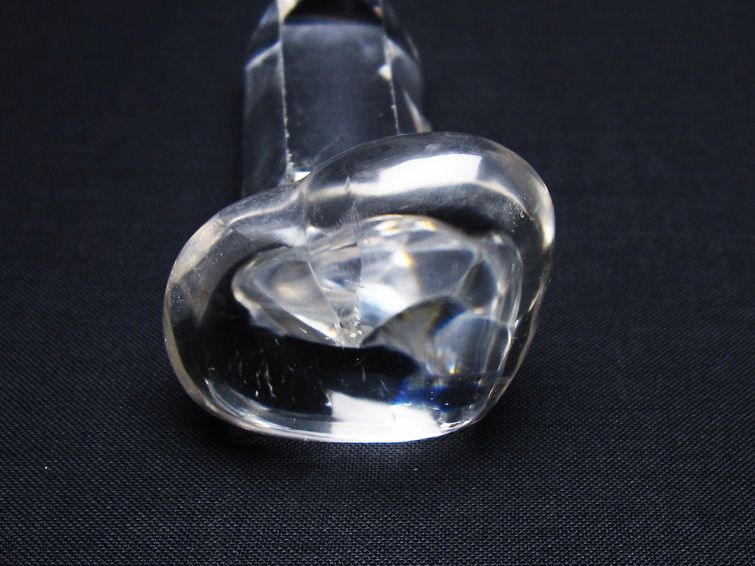 水晶 ハート置物 一点物 145-1617