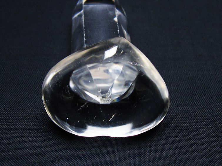 水晶 ハート置物 一点物 145-1617