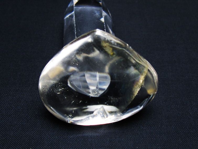 水晶 ハート置物 一点物 145-1618