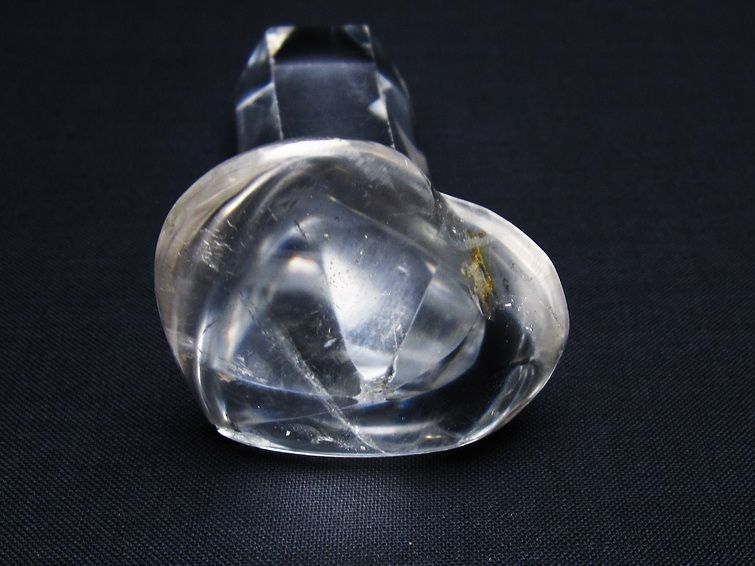 水晶 ハート置物 一点物 145-1619