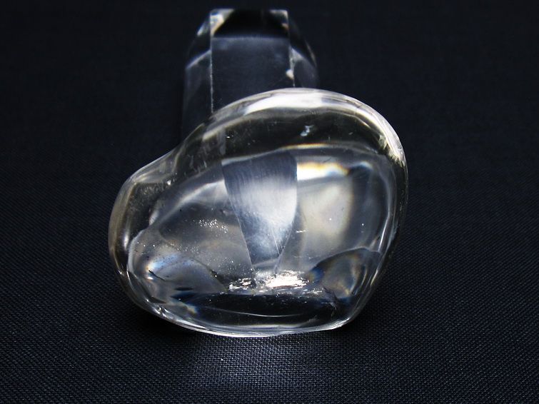 水晶 ハート置物 一点物 145-1620