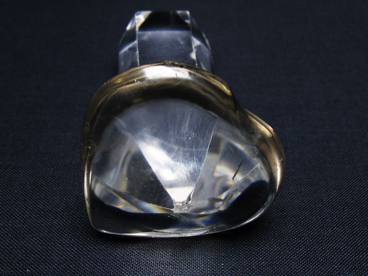 水晶 ハート置物 一点物 145-1621