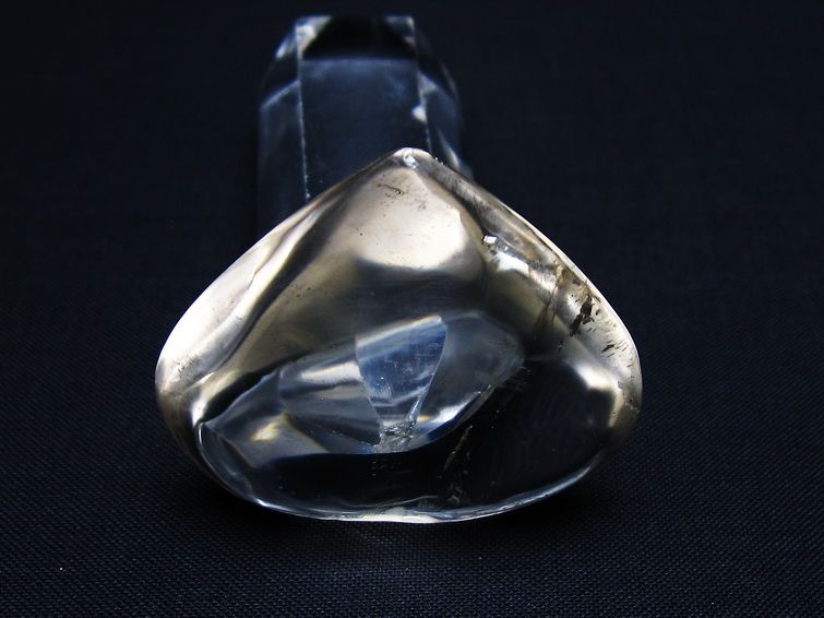水晶 ハート置物 一点物 145-1621