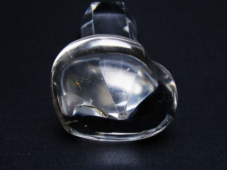水晶 ハート置物 一点物 145-1622