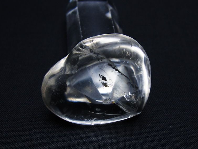 水晶 ハート置物 一点物 145-1623