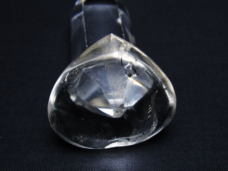 水晶 ハート置物 一点物 145-1623