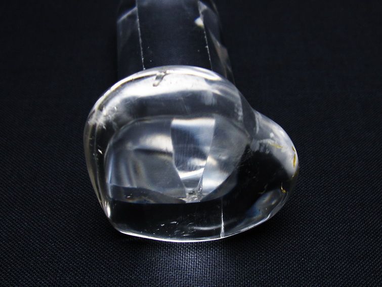 水晶 ハート置物 一点物 145-1624