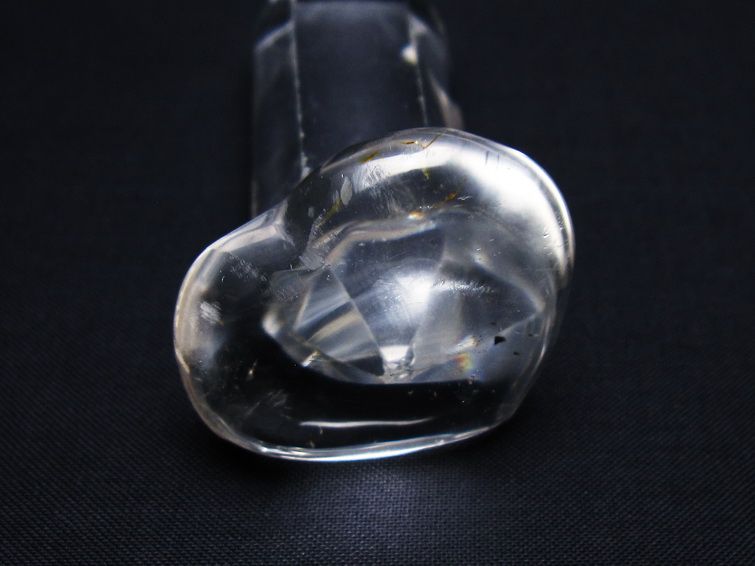 水晶 ハート置物 一点物 145-1624