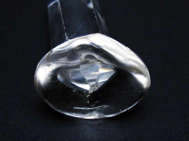 水晶 ハート置物 一点物 145-1625