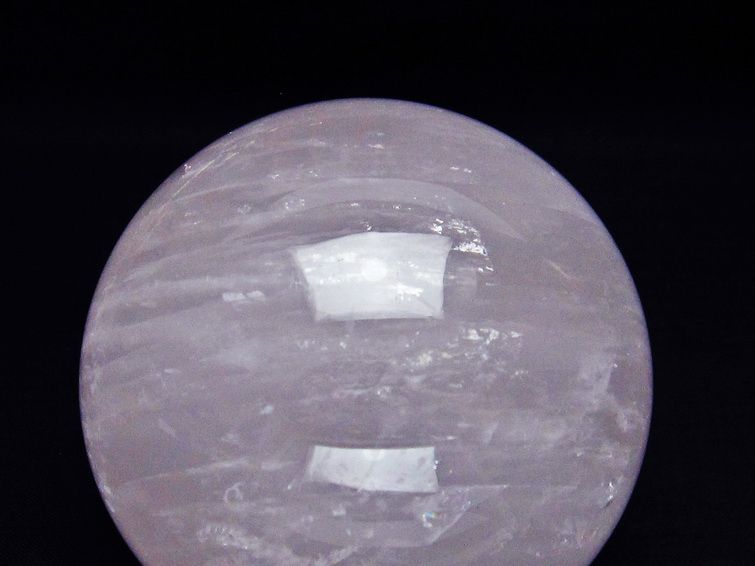 ミルキークォーツ 丸玉 75mm ピンク 一点物 151-5947