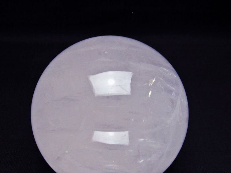ミルキークォーツ 丸玉 76mm ピンク 一点物 151-5957