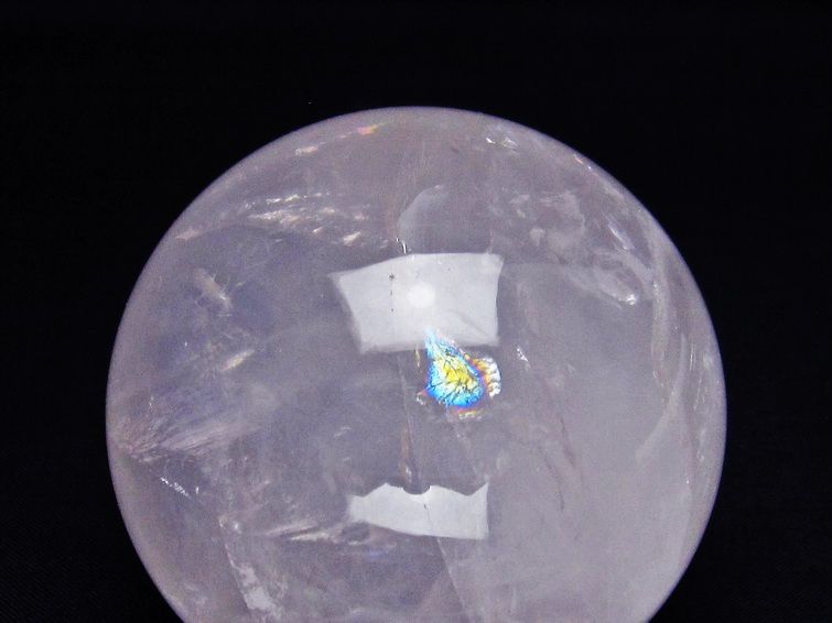 ミルキークォーツ 丸玉 65mm ピンク 一点物 151-5972