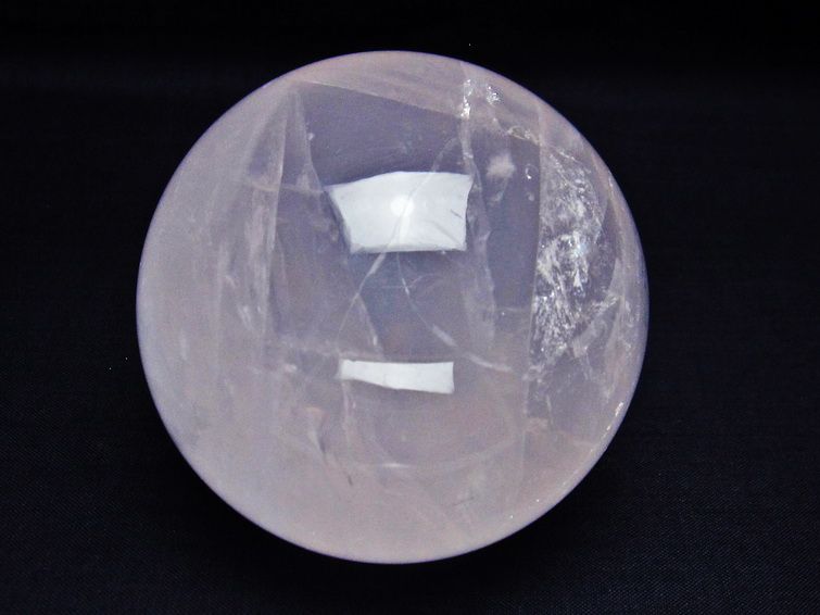 ミルキークォーツ 丸玉 76mm ピンク 一点物 151-6001