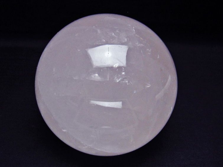 1.2Kg ミルキークォーツ 丸玉 93mm ピンク 一点物 151-6011