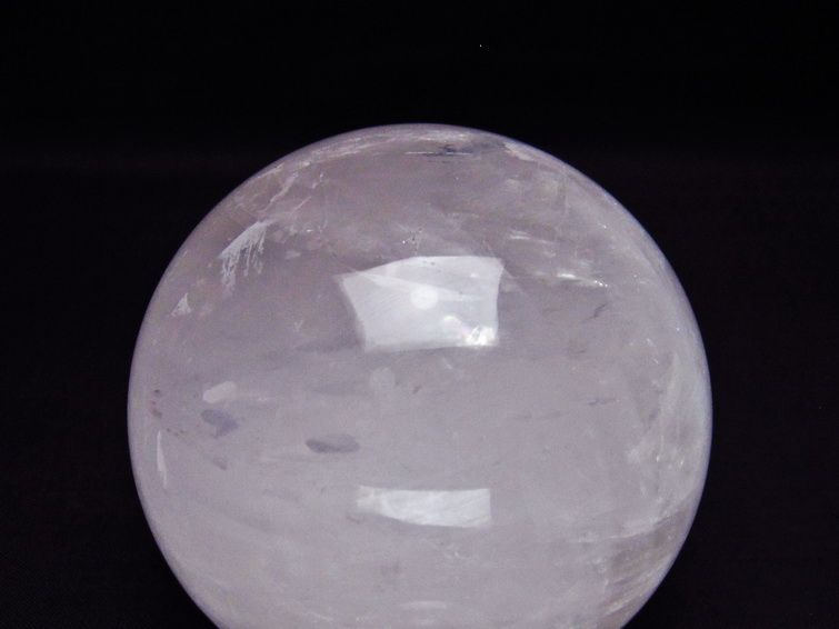 ミルキークォーツ 丸玉 85mm ピンク 一点物 151-6022