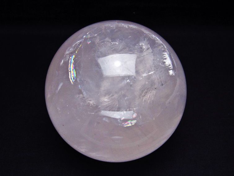 1Kg ミルキークォーツ 丸玉 90mm ピンク 一点物 151-6026