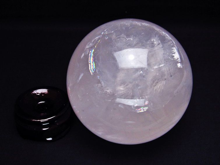 1Kg ミルキークォーツ 丸玉 90mm ピンク 一点物 151-6026