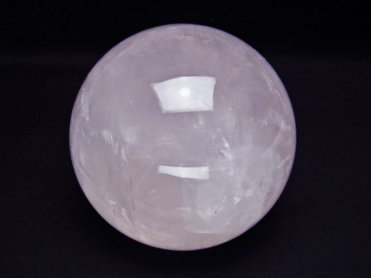 1Kg ミルキークォーツ 丸玉 90mm ピンク 一点物 151-6028