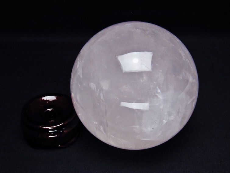 1Kg ミルキークォーツ 丸玉 90mm ピンク 一点物 151-6028