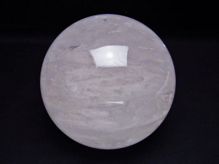 1.5Kg ミルキークォーツ 丸玉 104mm ピンク 一点物 151-6035