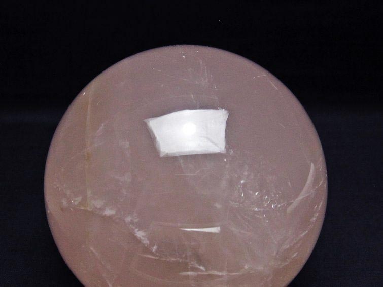 1.6Kg ミルキークォーツ 丸玉 105mm ピンク 一点物 151-6038