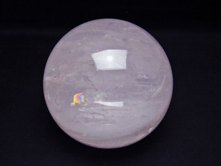 1.1Kg ミルキークォーツ 丸玉 92mm ピンク 一点物 151-6043