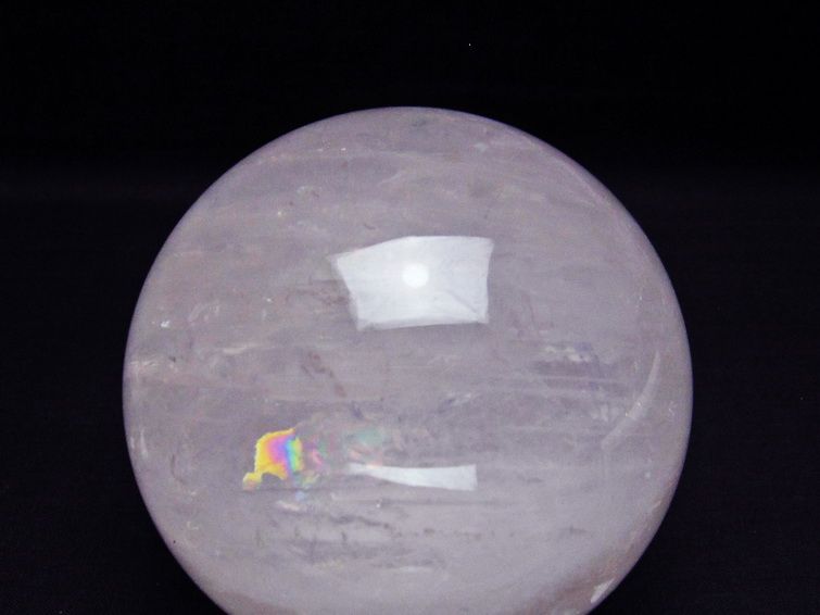 1.1Kg ミルキークォーツ 丸玉 92mm ピンク 一点物 151-6043